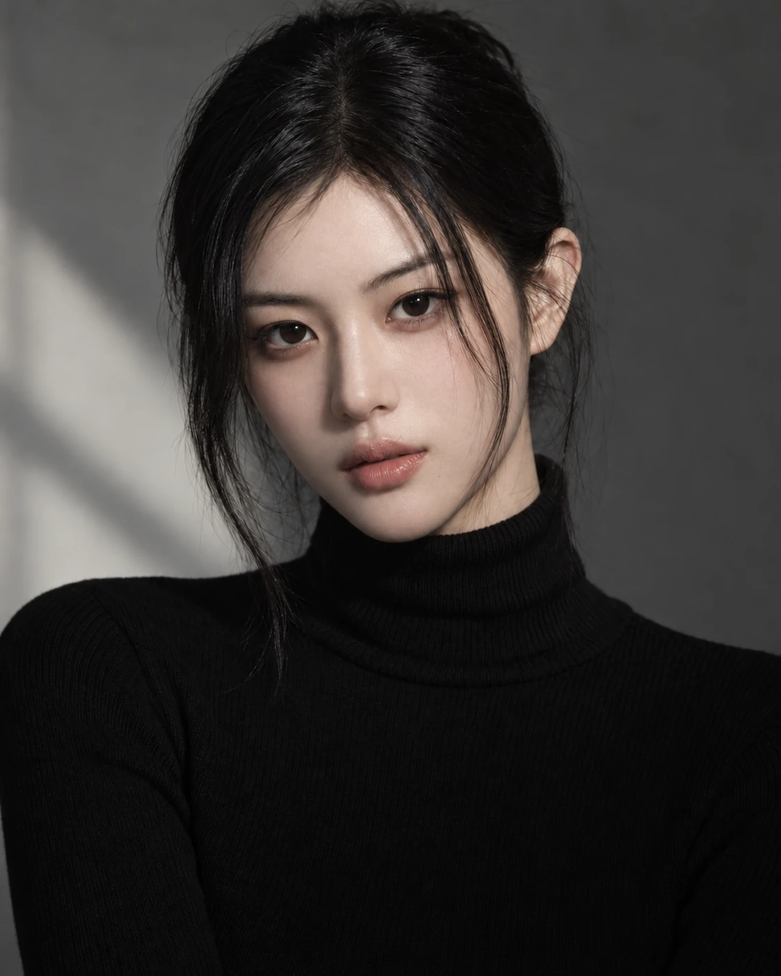 흑백 편 전용 AI 인물 사진